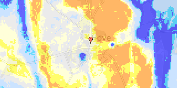 Ekstrem regn på Hove Bygade 1