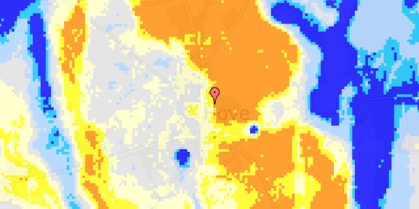 Ekstrem regn på Hove Bygade 4