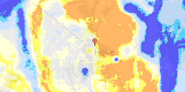 Ekstrem regn på Hove Bygade 7, st. 