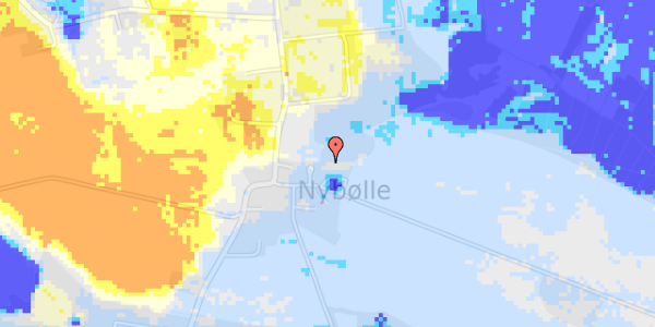 Ekstrem regn på Nybølle Gadekærsvej 5