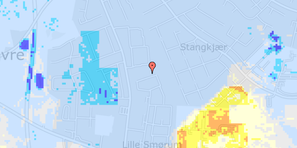 Ekstrem regn på Nøddelunden 278