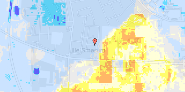 Ekstrem regn på Nøddelunden 618