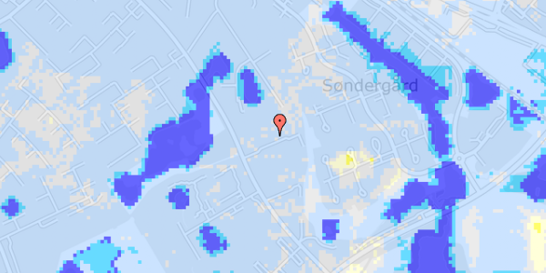 Ekstrem regn på Pærevangen 3, st. mf