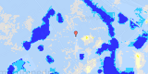 Ekstrem regn på Pærevangen 28, 2. th