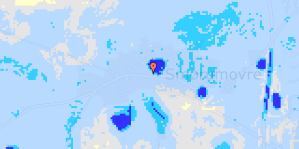 Ekstrem regn på Smørum Bygade 31