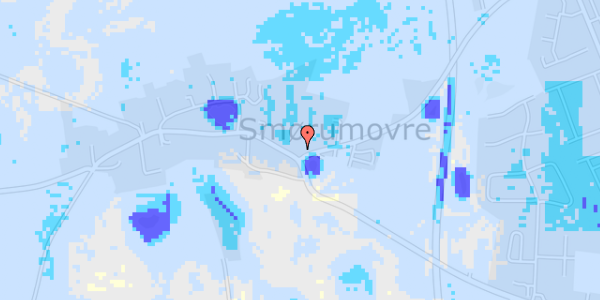 Ekstrem regn på Smørum Bygade 47