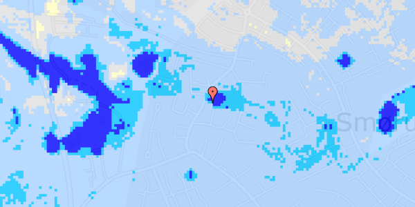 Ekstrem regn på Smørumnedrevej 16