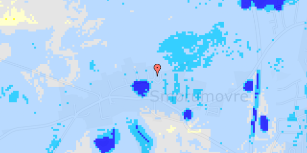 Ekstrem regn på Smørum Nordre Gade 23A