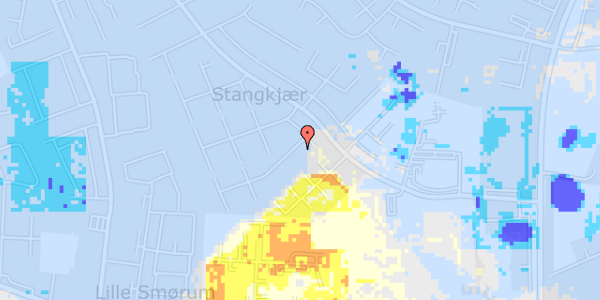 Ekstrem regn på Stenkær 13