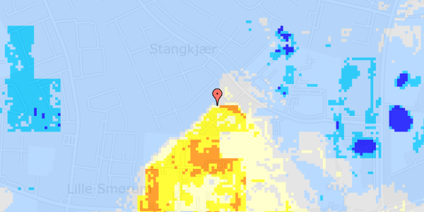 Ekstrem regn på Teglkær 18