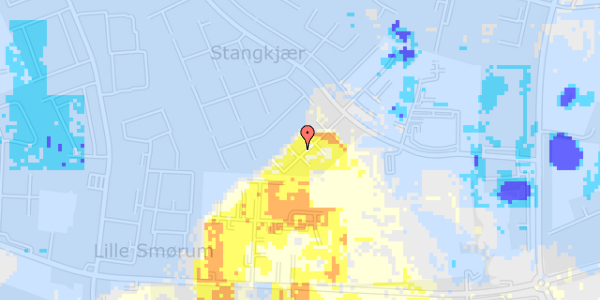 Ekstrem regn på Teglkær 22