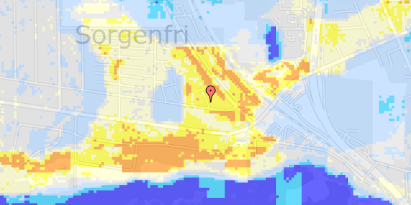 Ekstrem regn på Abildgaardsvej 2, 2. th