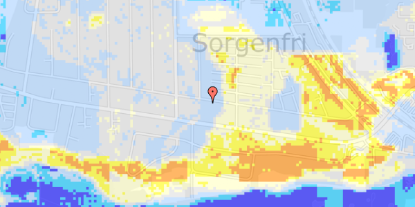 Ekstrem regn på Abildgaardsvej 85