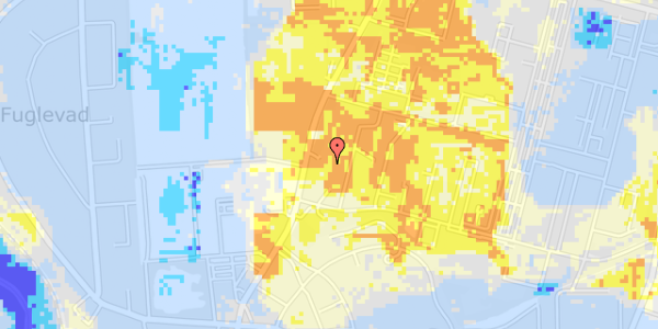 Ekstrem regn på Akademivej 100B, st. 105