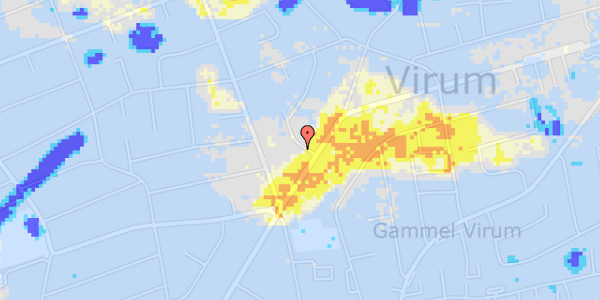 Ekstrem regn på Askimvej 3