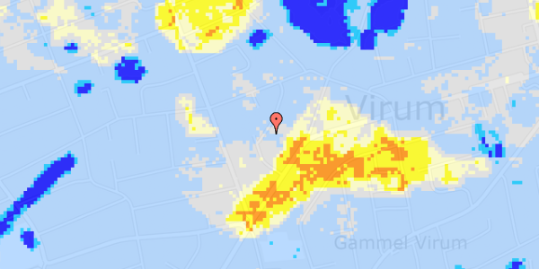 Ekstrem regn på Askimvej 14