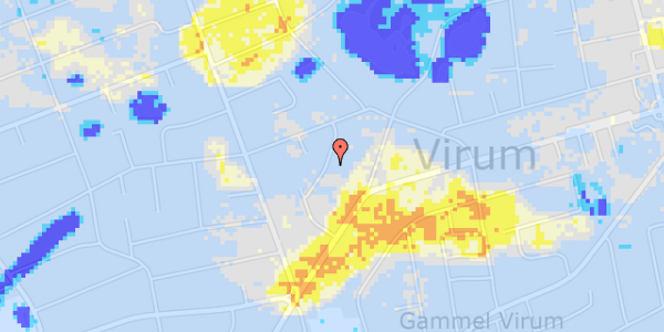 Ekstrem regn på Askimvej 22