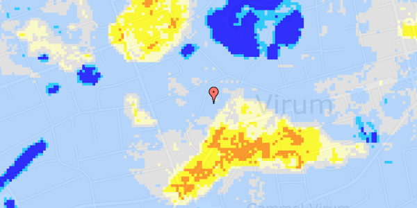 Ekstrem regn på Askimvej 26