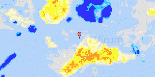 Ekstrem regn på Askimvej 28