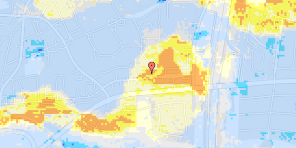 Ekstrem regn på Bauneporten 1, st. th