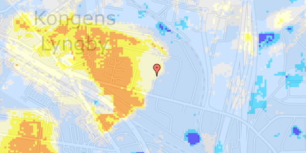 Ekstrem regn på Birkholmsvej 5A