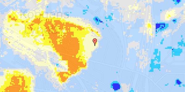 Ekstrem regn på Birkholmsvej 7