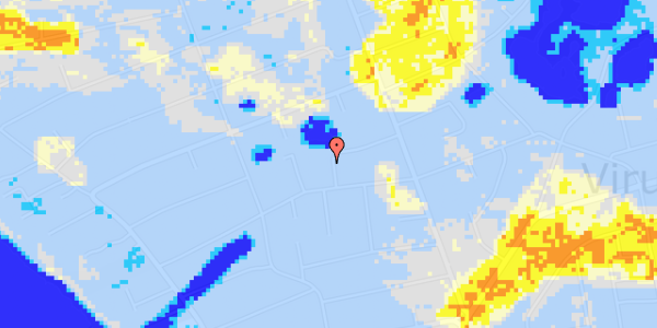 Ekstrem regn på Bisp Urnes Vej 18