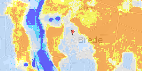 Ekstrem regn på Bredebovej 29, 1. th