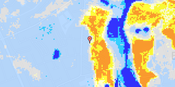 Ekstrem regn på Bredevej 60, 1. e