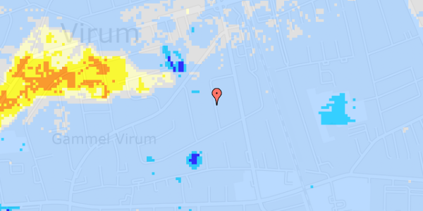 Ekstrem regn på Byagervej 20