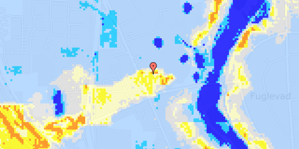 Ekstrem regn på C.F.Holbechs Vej 4, 1. 