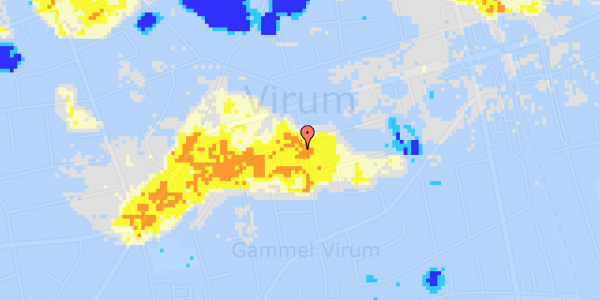 Ekstrem regn på Degnebakken 8