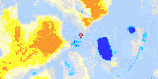 Ekstrem regn på Egebovej 5, 1. th