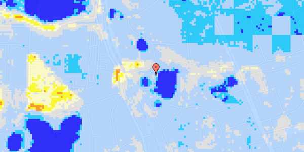 Ekstrem regn på Egholmsvej 5E