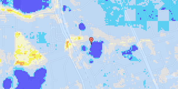 Ekstrem regn på Egholmsvej 5F