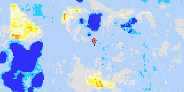 Ekstrem regn på Egholmsvej 15