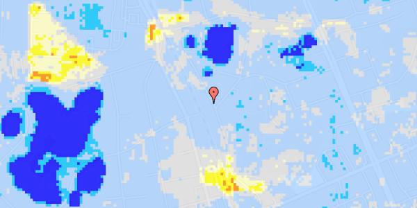 Ekstrem regn på Egholmsvej 18