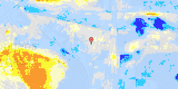 Ekstrem regn på Firskovvej 40