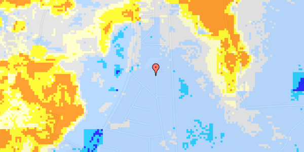 Ekstrem regn på Fortunfortvej 5B