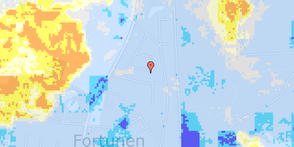 Ekstrem regn på Fortunvænget 10