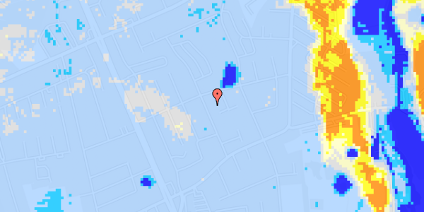 Ekstrem regn på Fyrrevang 42