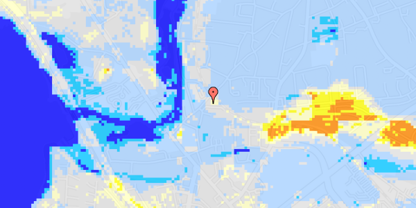 Ekstrem regn på Gammel Lundtoftevej 14