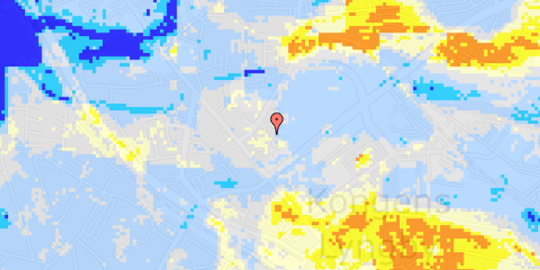 Ekstrem regn på Gasværksvej 10, 1. 