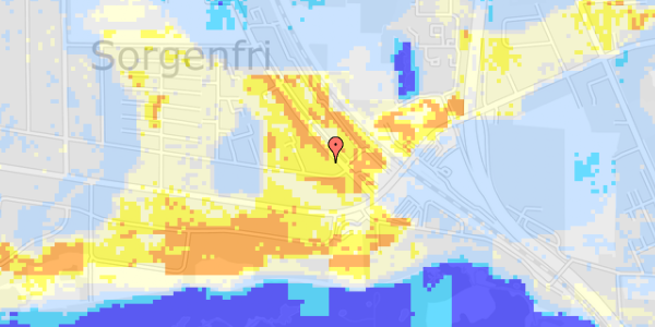 Ekstrem regn på Grønnevej 286, st. th