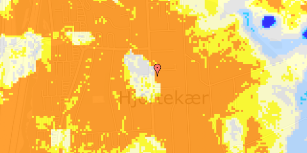 Ekstrem regn på Hjortekærsvej 152