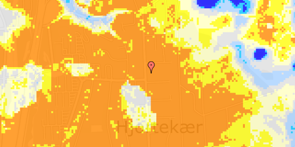 Ekstrem regn på Hjortekærsvej 170