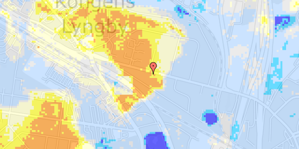 Ekstrem regn på Jægersborgvej 26A