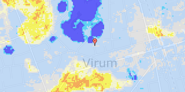 Ekstrem regn på Kirsebærbakken 7