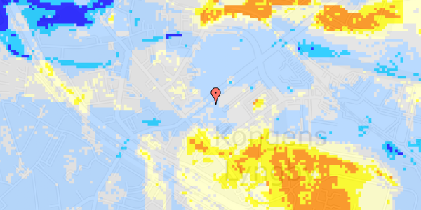 Ekstrem regn på Klampenborgvej 241, 4. th