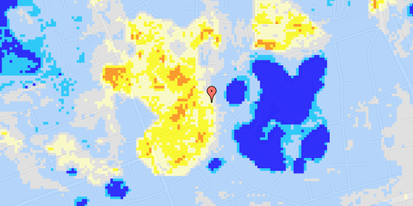 Ekstrem regn på Kollemosevej 41A